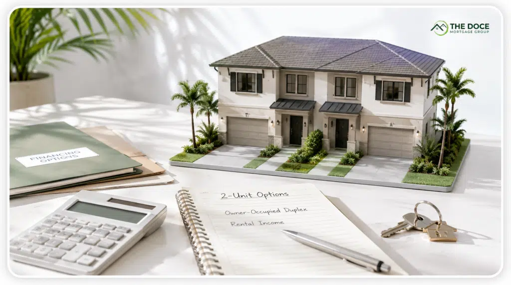 What are the loan options for buying a duplex in florida?