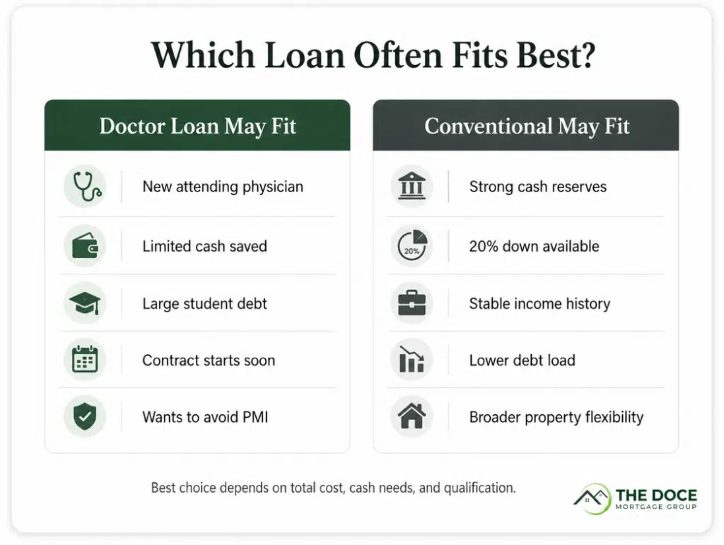 Doctor loan vs conventional loan in florida which is better 1