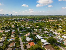 AerialPhotoSingleFamilyHomesInWiltonManorsFlorida
