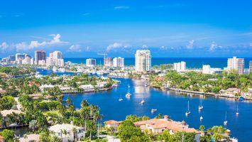 FortLauderdaleFloridaUsaSkylineOverBarrierIsland