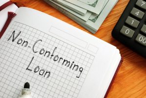 Non-conformingLoanIsShownOnTheConceptualBusinessPhoto